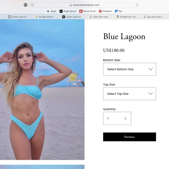 Blue Floral Bikini Set - Picture 6 of 6